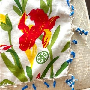 Beautiful Tory Burch Floral Neck Scarf